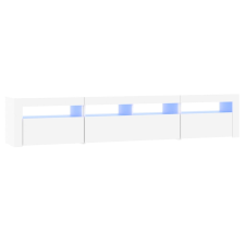 vidaXL fehér TV-szekrény LED-lámpákkal 210x35x40 cm (3152730) bútor