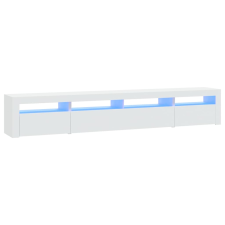 vidaXL fehér TV-szekrény LED-lámpákkal 240x35x40 cm (3152722) bútor