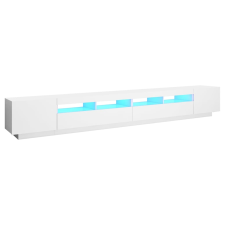 vidaXL fehér TV-szekrény LED-lámpákkal 300 x 35 x 40 cm (3081924) bútor