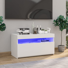 vidaXL fehér TV-szekrény LED-világítással 75 x 35 x 40 cm bútor