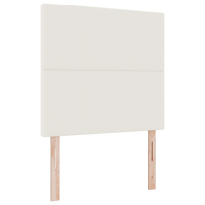 vidaXL Fejtámla Egyszerű Design Krém 90 cm Kordbársony (3337718) ágy és ágykellék