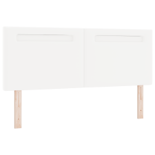 vidaXL Fejtámla Egyszerű Design Tiszta Fehér 160 cm Műbőr (42007306) ágy és ágykellék