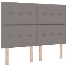 vidaXL Fejtámla Gombos Kárpitozott Taupe 140 cm (3337825) ágy és ágykellék