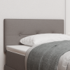 vidaXL Fejtámla Gombos Taupe 90 cm Szövet