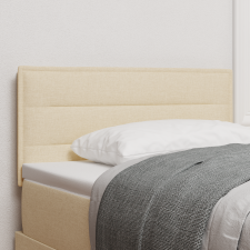 vidaXL Fejtámla vonalak dizájn Krém 80 cm Szövet ágy és ágykellék
