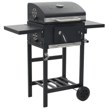 vidaXL fekete 3 az 1-ben kültéri pizza- és grillsütő (3079733) grillsütő