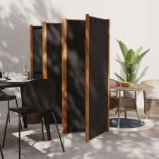 vidaXL fekete 6 paneles térelválasztó 420x180 cm bútor