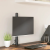 vidaXL fekete acél monitorállvány VESA 75/100 mm