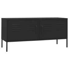 vidaXL fekete acél TV-szekrény 105 x 35 x 50 cm (336232) bútor
