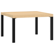 vidaXL fekete alumínium kerti dohányzóasztal 65 x 65 x 40 cm kerti bútor