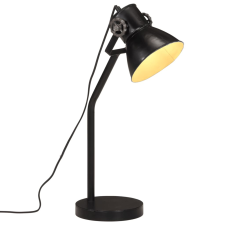 vidaXL fekete asztali lámpa 25 W 17x17x60 cm E27 világítás
