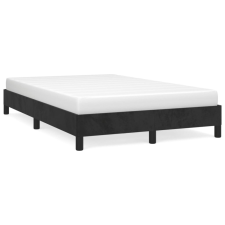 vidaXL Fekete bársony ágykeret 120 x 190 cm ágy és ágykellék