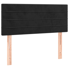 vidaXL fekete bársony fejtámla 80 x 5 x 78/88 cm (346112) ágy és ágykellék