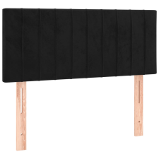vidaXL fekete bársony fejtámla 80 x 5 x 78/88 cm (346210) ágy és ágykellék