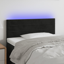 vidaXL fekete bársony LED-es fejtámla 100x5x78/88 cm ágy és ágykellék