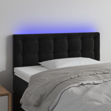 vidaXL fekete bársony LED-es fejtámla 80 x 5 x 78/88 cm ágy és ágykellék