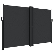vidaXL fekete behúzható oldalsó napellenző 160 x 1200 cm (4004819) kerti bútor