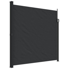 vidaXL fekete behúzható oldalsó napellenző 200 x 600 cm (4004549) kerti bútor