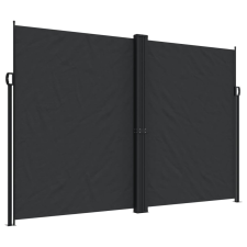 vidaXL fekete behúzható oldalsó napellenző 220 x 1000 cm (4004774) kerti bútor
