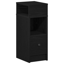 vidaXL fekete éjjeliszekrény fiókkal 25 x 31 x 66 cm (858616) bútor