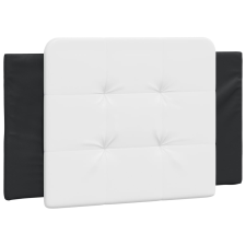 vidaXL fekete és fehér műbőr fejtámla párna 90 cm (374841) ágy és ágykellék