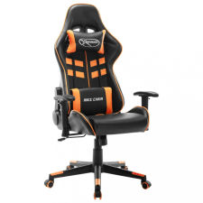 vidaXL fekete és narancssárga műbőr gamer szék forgószék