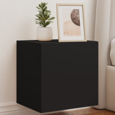 vidaXL fekete fali TV-szekrény LED-világítással 40,5x35x40 cm bútor