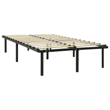 vidaXL fekete fém ágykeret 140 x 200 cm (284681) ágy és ágykellék