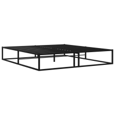 vidaXL fekete fém ágykeret 140 x 200 cm (324788) ágy és ágykellék