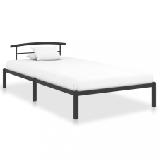 vidaXL fekete fém ágykeret 90 x 200 cm ágy és ágykellék