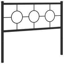 vidaXL fekete fém fejtámla 107 cm (376256) ágy és ágykellék