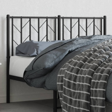 vidaXL fekete fém fejtámla 120 cm ágy és ágykellék