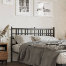 vidaXL fekete fém fejtámla 120 cm ágy és ágykellék