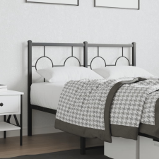 vidaXL fekete fém fejtámla 120 cm ágy és ágykellék