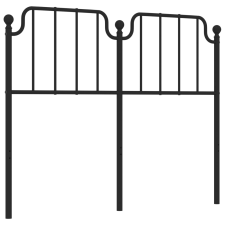 vidaXL fekete fém fejtámla 120 cm (373918) ágy és ágykellék