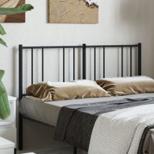 vidaXL fekete fém fejtámla 140 cm ágy és ágykellék