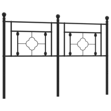 vidaXL fekete fém fejtámla 140 cm (374372) ágy és ágykellék