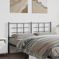 vidaXL fekete fém fejtámla 150 cm ágy és ágykellék