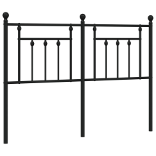 vidaXL fekete fém fejtámla 150 cm (353571) ágy és ágykellék