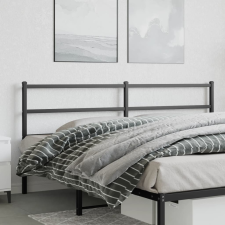 vidaXL fekete fém fejtámla 180 cm ágy és ágykellék