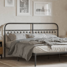 vidaXL fekete fém fejtámla 180 cm ágy és ágykellék