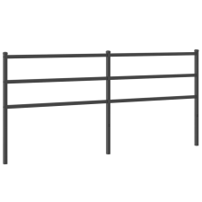vidaXL fekete fém fejtámla 180 cm (355401) ágy és ágykellék