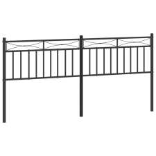 vidaXL fekete fém fejtámla 193 cm (373728) ágy és ágykellék