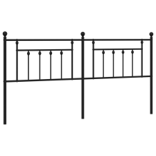 vidaXL fekete fém fejtámla 200 cm (353575) ágy és ágykellék