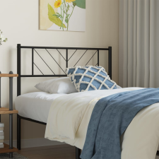 vidaXL fekete fém fejtámla 90 cm ágy és ágykellék