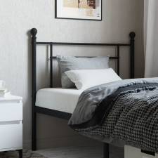 vidaXL fekete fém fejtámla 90 cm ágy és ágykellék