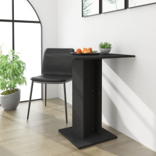 vidaXL fekete forgácslap bisztróasztal 60 x 60 x 75 cm bútor