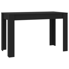 vidaXL fekete forgácslap étkezőasztal 120 x 60 x 76 cm (800433) bútor