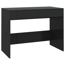 vidaXL fekete forgácslap íróasztal 101 x 50 x 76,5 cm (809558) bútor