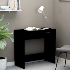 vidaXL fekete forgácslap íróasztal 80 x 40 x 75 cm íróasztal